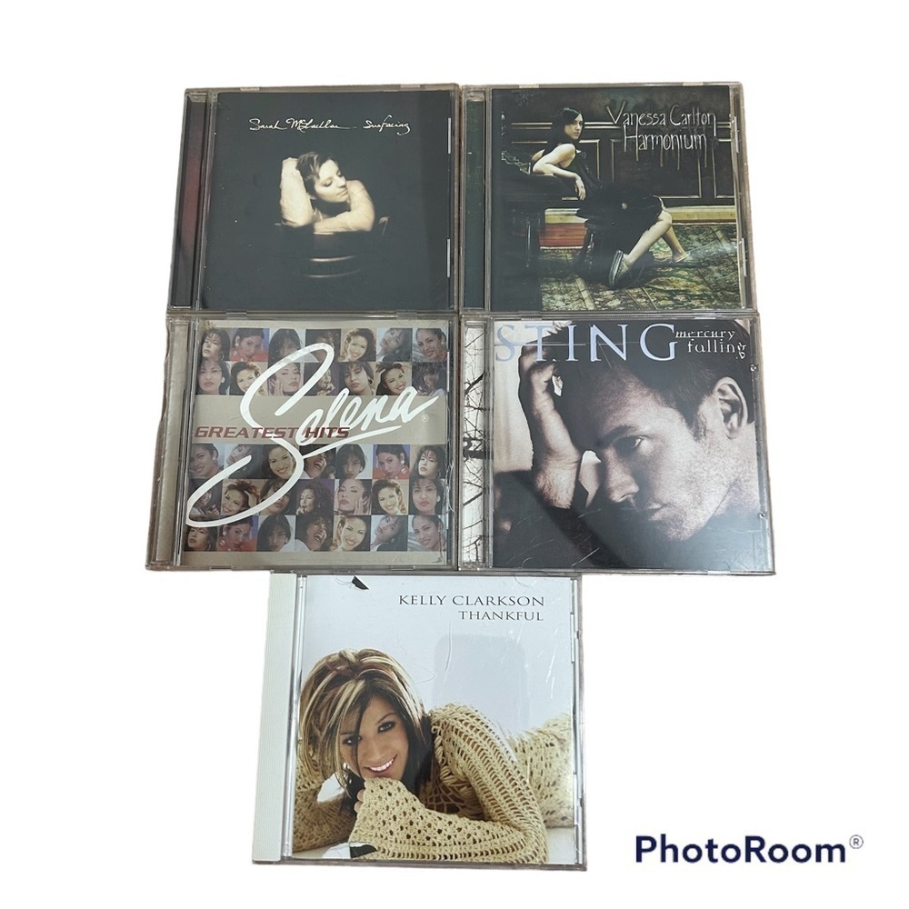 90s 2000s CD Bundle Sarah McLachlan Selena Vanessa Carlton Sting Kelly Clarkson